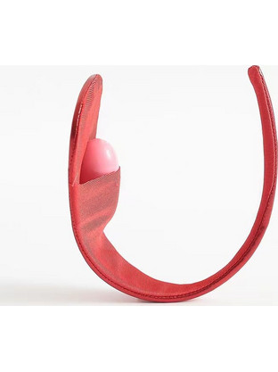 Bikini fara Bretele Aspect Metalizat Red S-L