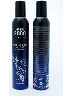 Studio 2000 Pro-Vitamin B5 Level 4 Mousse 2x400ml