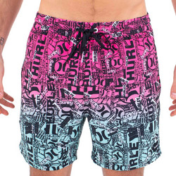 Hurley Ανδρικό Μαγιό Σορτς με Σχέδιο Μωβ MBS0011940-H010