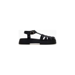 Iris Δερμάτινα Γυναικεία Σανδάλια Μαύρα 23-41
