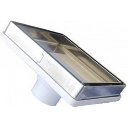 Stamplast Σχάρα INOX Επιγεμιζόμενη 13mm Χ 13mm Έξοδος Φ40-Φ50 PINCH13-03