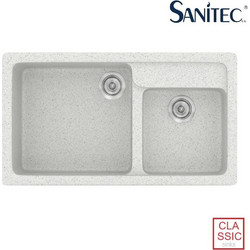 Sanitec Classic 317 Επικαθήμενος Νεροχύτης Γρανίτη Ματ Granite White 90x51cm