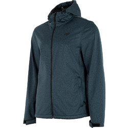 4F Αθλητικό Ανδρικό Μπουφάν Χειμωνιάτικο Softshell Navy Μπλε H4Z22-SFM350-30M