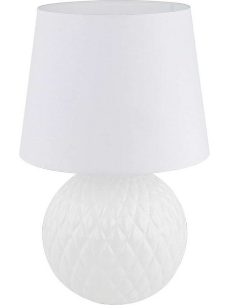 Φωτιστικό Επιτραπέζιο Santana 16046 Φ39x60cm 1xE27 15W White TK Lighting