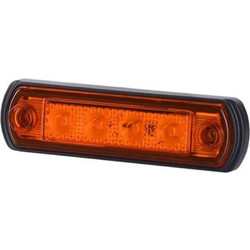 ΦΩΣ ΟΓΚΟΥ LD676 12/24V 4LED HORPOL ΠΟΡΤΟΚΑΛΙ (10,5 x 2,5 cm) -1ΤΕΜ WMLHOR676/MT