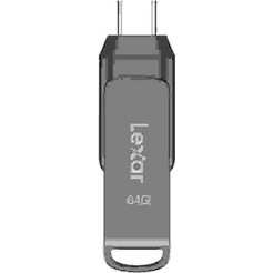 Lexar JumpDrive D400 64GB USB Stick 3.2 Gen 2 με USB-A & USB-C