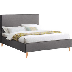 HomeMarkt Κρεβάτι Υπέρδιπλο Υφασμάτινο με Τελάρο 160x200cm HM662.01