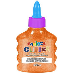 Κολλά Carioca Neon Glitter 88ml Πορτοκαλί 42116/35