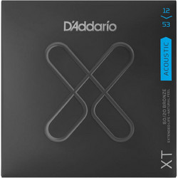 D'Addario XTABR Σετ 6 Χορδές Ακουστικής Κιθάρας 80/20 Bronze 12-53" Light Tension