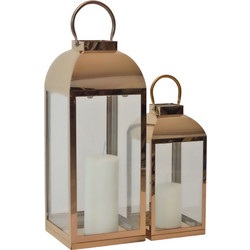 ΦΑΝΑΡΙΑ INOX ΣΕΤ ΤΩΝ 2 ΤΕΜΑΧΙΩΝ ΣΕ ROSE GOLD ΧΡΩΜΑ ANKOR