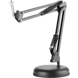 Techsuit - Desk Holder (GT6) - Adjustable Arm for Multipurpose Use with 1/4" Screw Compatibility - Black