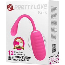 Pretty Love Kirk Δονητής Egg για Ζευγάρια με App Control 20cm Ροζ
