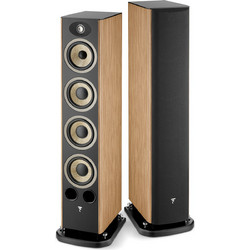 Focal Aria Evo X No3 Ζεύγος Ηχείων Hi-Fi Δαπέδου 300W 3 Δρόμων Prime Walnut