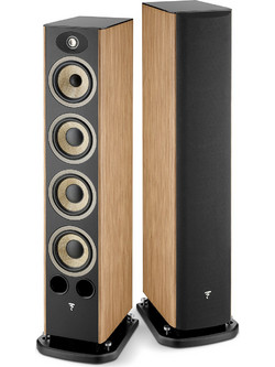 Focal Aria Evo X No3 Ζεύγος Ηχείων Hi-Fi Δαπέδου 300W 3 Δρόμων Prime Walnut