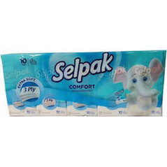 Selpak Comfort Χαρτομάντηλα 10τμχ