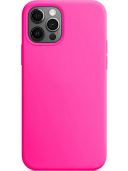 Θήκη Ενισχυμένης Σιλικόνης για iPhone 12 Pro Max Neon Pink