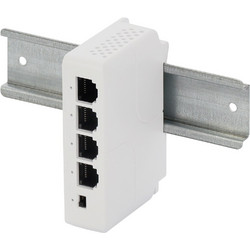 PULSAR EXT-POE3DIN, Din Rail Ethernet PoE Repeater 1in - 3out