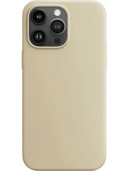 Θήκη Rubber Ενισχυμένης Σιλικόνης για iPhone 14 Pro Μπεζ