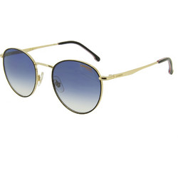 Carrera CA339S RHL08 Γυναικεία Γυαλιά Ηλίου Στρογγυλά Μεταλλικά Χρυσά με Μπλε Degradee Φακό