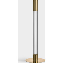 Orrefors Lumiere Candlestick Gold - Κηροπήγιο 32x10cm