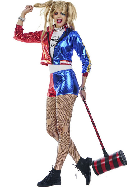 Αποκριάτικη Στολή Harley Quinn με Περούκα 29990