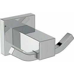 Ideal Standard Iom Square Άγκιστρο Μπάνιου Διπλό Inox Ασημί E2193AA ref10279292