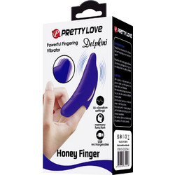 Pretty Love Delphini Stimulator Δονητής Δακτύλου Μπλε