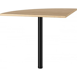 Faro Σύνδεσμος Γραφείων 80x80x74ek. Blond Oak / Μαύρο