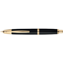 PILOT FINE WRITING ΠΕΝΑ 18Κ. CAPLESS GOLD TRIMS MEDIUM ΜΑΥΡΗ
