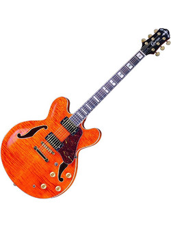 Crafter SEG-450/OR Ηλεκτρική Κιθάρα Hollow με HH Μαγνήτες και Ταστιέρα Rosewood