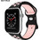 Sonique Sport Λουράκι Σιλικόνης Black / Pink (Apple Watch 42 / 44 / 45mm)