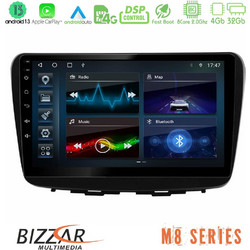 Bizzar U-M8-SZ0513 Ηχοσύστημα Αυτοκινήτου με Οθόνη Αφής USB Bluetooth & GPS