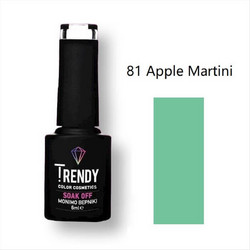 Trendy Soak Off 81 Apple Martini Ημιμόνιμο Βερνίκι Νυχιών 6ml