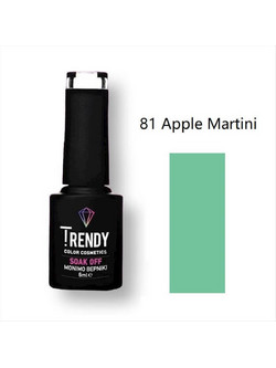 Trendy Soak Off 81 Apple Martini Ημιμόνιμο Βερνίκι Νυχιών 6ml