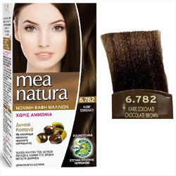 Farcom Mea Natura 6.782 Καφέ Σοκολατί Φυτική Μόνιμη Βαφή Μαλλιών Χωρίς Αμμωνία 60ml