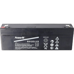Επαναφορτιζόμενη μπαταρία συναγερμού,Exide Powerfit 12V 2.3