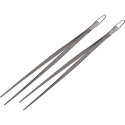 Σετ Λαβίδα Κουζίνας Lamart BBQ 2τμχ 30cm Ασημί LT5028
