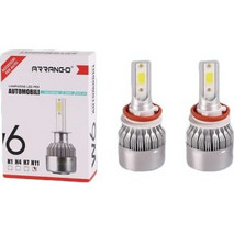 Σετ 2 Τεμάχια Led Λάμπες W6 Αυτοκινήτου SMD 35W H11 3800lm - Led Headlight