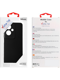 Volte-Tel Θήκη Oppo A79 5G Silicon TPU Full Camera Protection Black