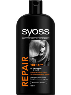 Syoss Repair Σαμπουάν Κερατίνης για Επανόρθωση για Ξηρά & Ταλαιπωρημένα Μαλλιά 750ml