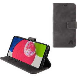 ΘΗΚΗ SAMSUNG A52 4G / A52 5G / A52S - A525 / A526 / A528 6.5" ESSENTIAL MAGNET BOOK STAND CLIP GREY