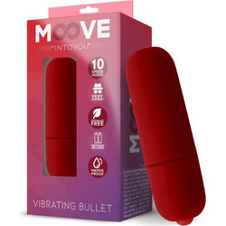 IntoYou Moove Vibrating Bullet Δονητής Bullet Κόκκινος