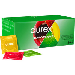 Durex Pleasure Me Fruits Προφυλακτικά με Γεύσεις & Λιπαντικό 144τμχ