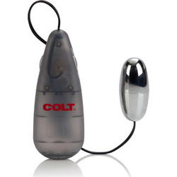 CalExotics Colt Power Bullet Δονητής Bullet με Τηλεχειριστήριο 6cm Ασημί
