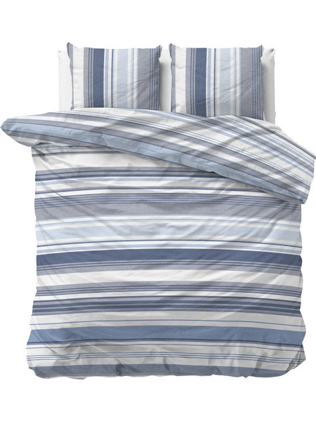 Σετ Παπλωματοθήκη με Μαξιλαροθήκες Xρώματος Ριγέ Μπλε 240 x 220 SLEEPTIME 8720578083732