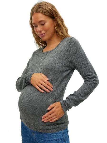 Μπλούζα εγκυμοσύνης structure 20015362 γκρι Vero Moda