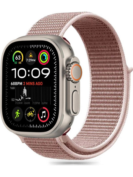 Tech-Protect Nylon Λουράκι Υφασμάτινο Pink Sand (Apple Watch 38 / 40 / 41mm)