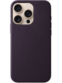 Θήκη Rubber Ενισχυμένης Σιλικόνης για iPhone 16 Pro Max Σκούρο Μωβ