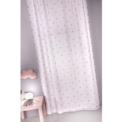 Guy Laroche Παιδική Κουρτίνα με Τρέσα 145x270 Forest Pudra Pink