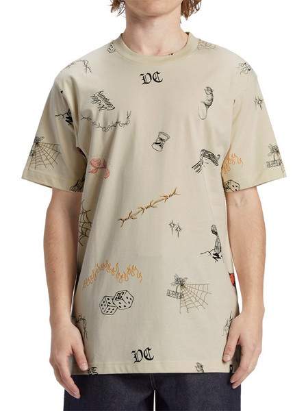 DC Scribble T-Shirt Ανδρικό Sand